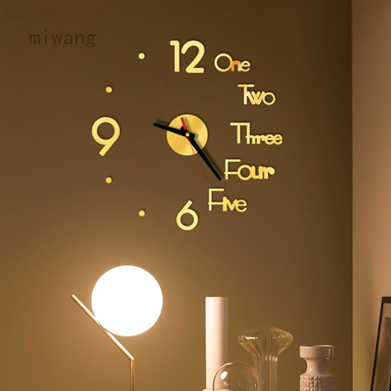 Wall clock, Shiny Gold - AG352