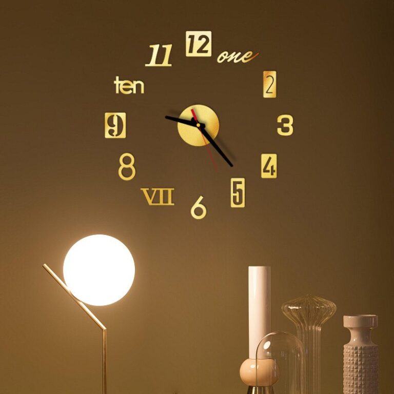 Wall clock, Shiny Gold - AG354