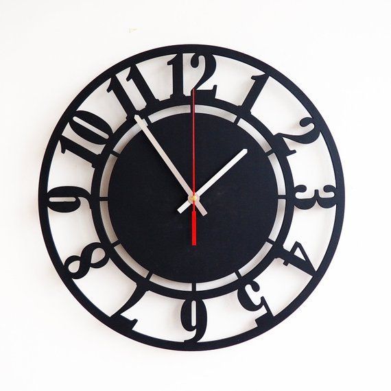 Wall clock, Black - AG402