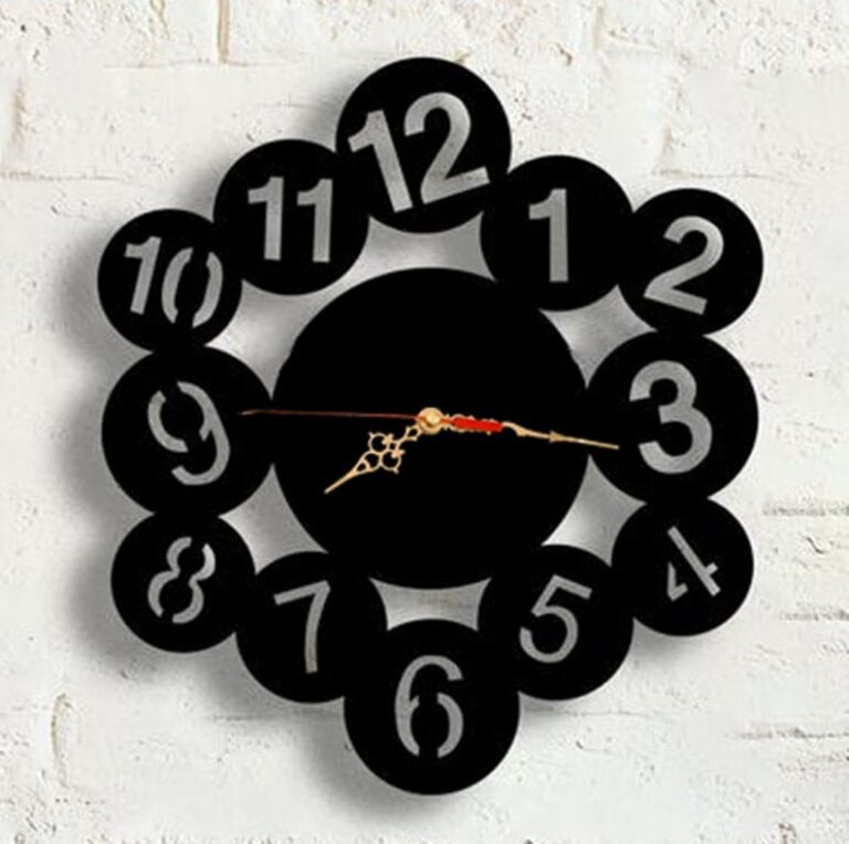 Wall clock, Black - AG436