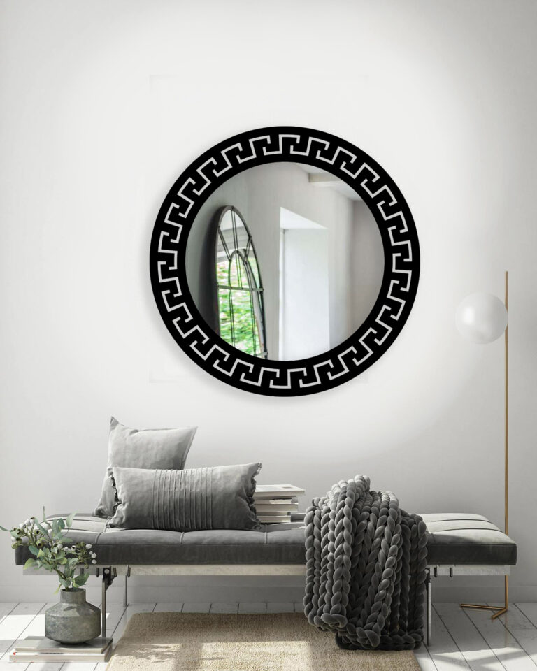 Wall mirror, Black - AG503