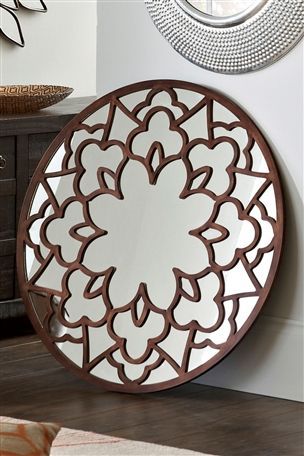 Wall mirror, Brown - AG504