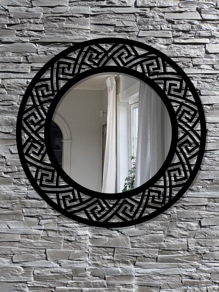 Wall mirror, Black - AG511