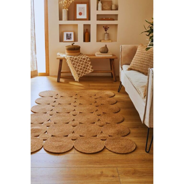 Decorative carpet, beige - carpet5