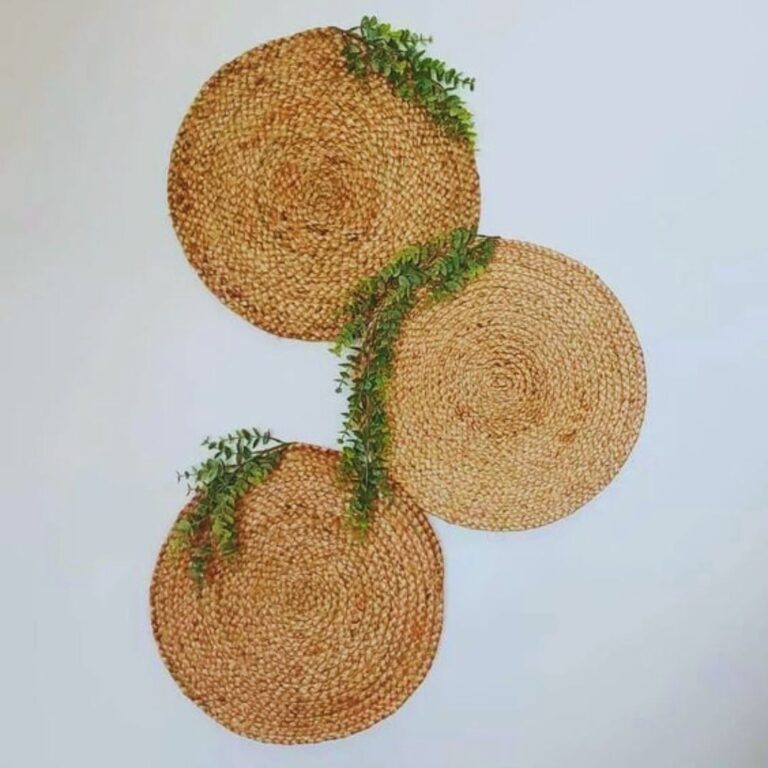 Handmade Decorative Coaster, Beige - co