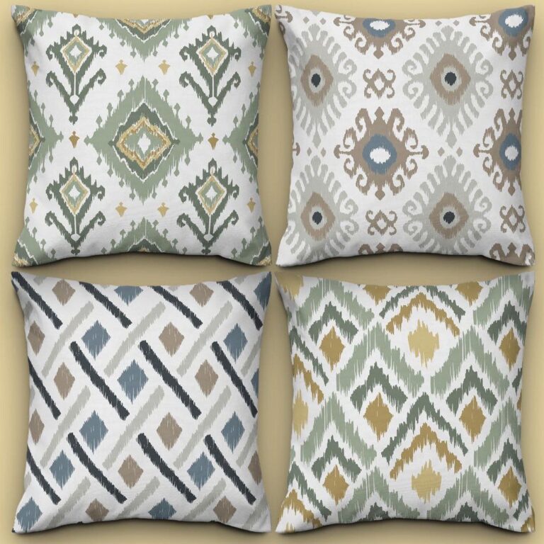 Cushion cover set 4 pieces, velvet - cus-1