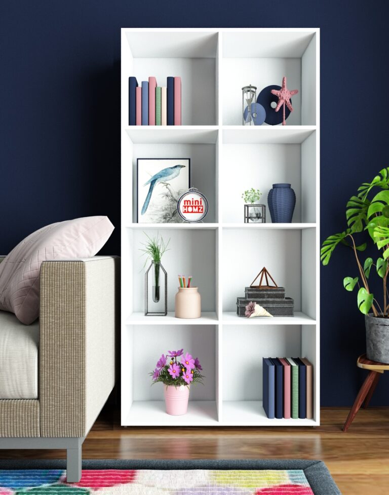 Bookcase, White - mini D15WH